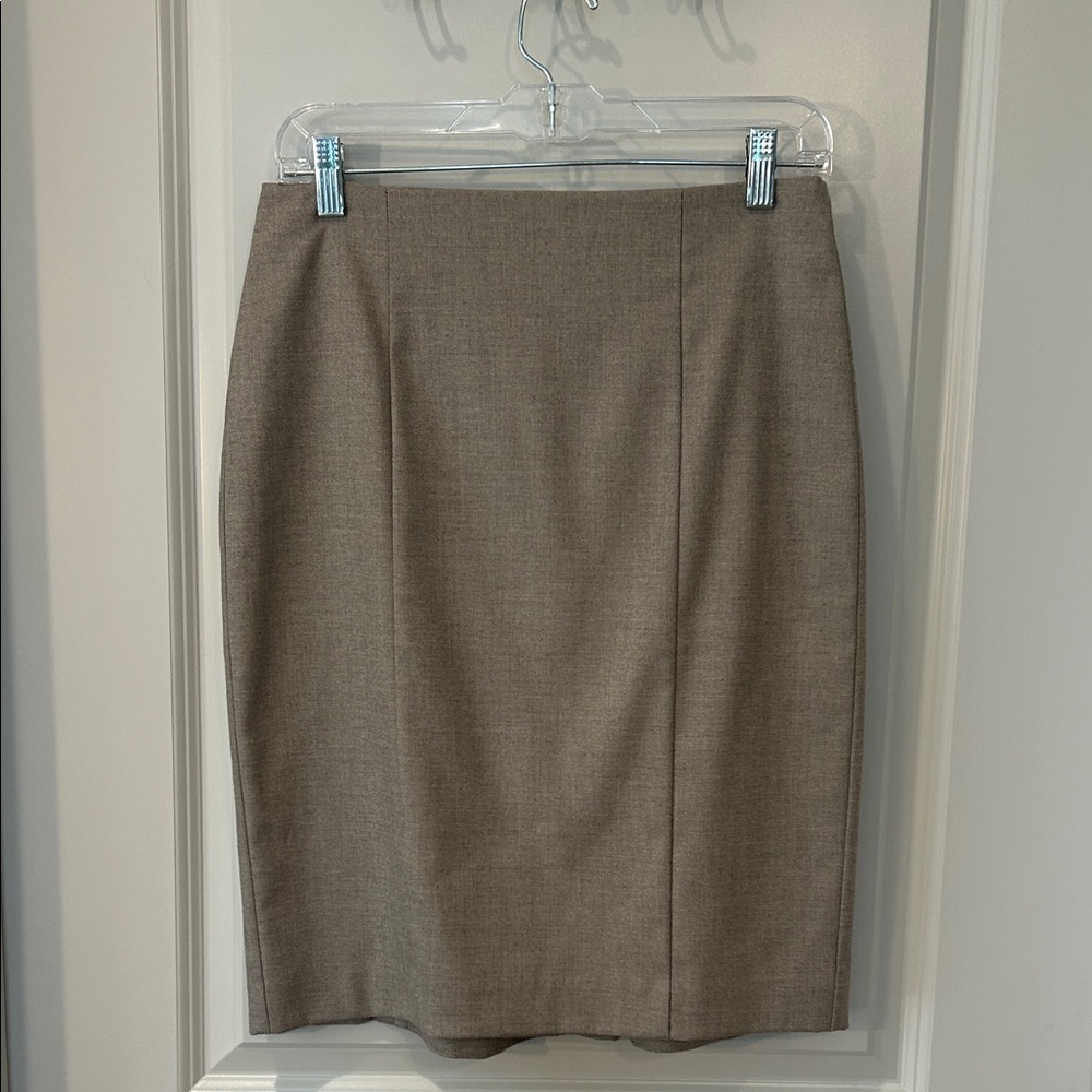 Ann Taylor Classic Brown Pencil Skirt